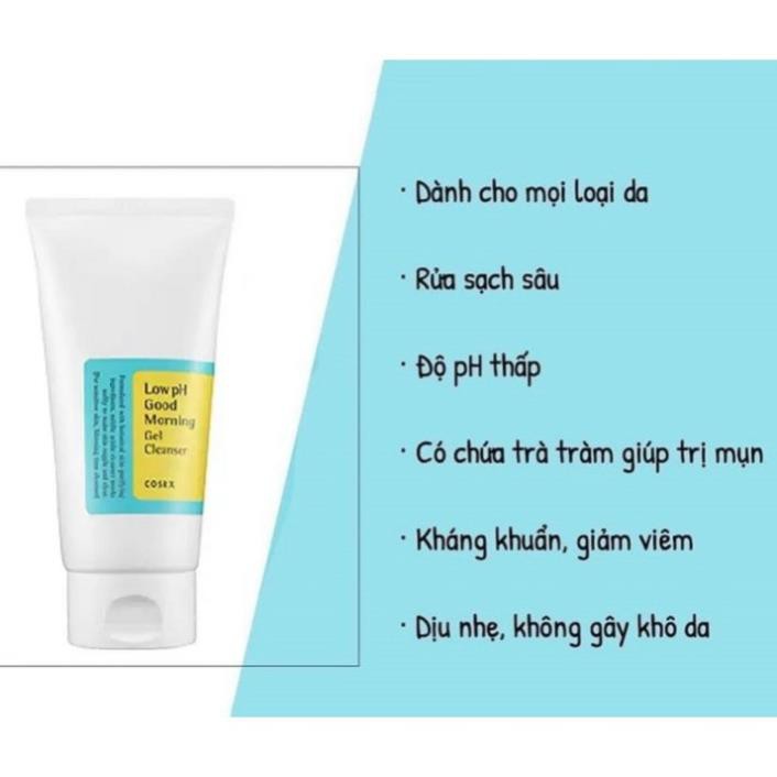 Gel Rửa Mặt Dịu Nhẹ Cosrx Low Ph Good Morning Gel Cleanser 150ml | BigBuy360 - bigbuy360.vn