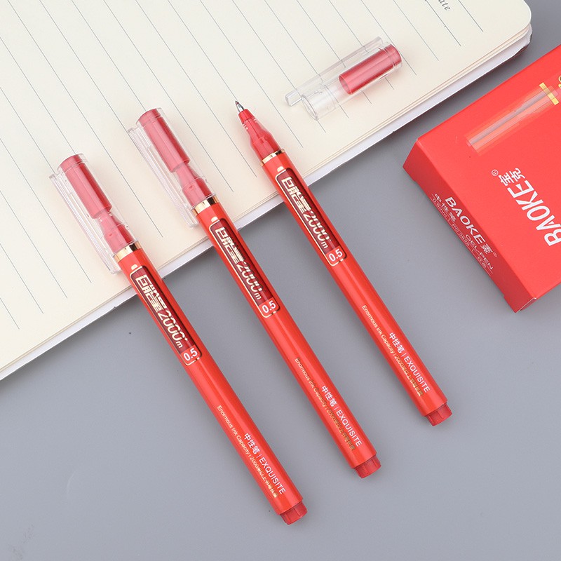 Bút Gel Baoke - PC3828 - 0.5 - ngòi siêu trơn - 2000m