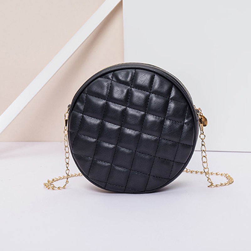 Túi đeo chéo mini IELGY hình vuông/ tròn đính đá thời trang dành cho nữ