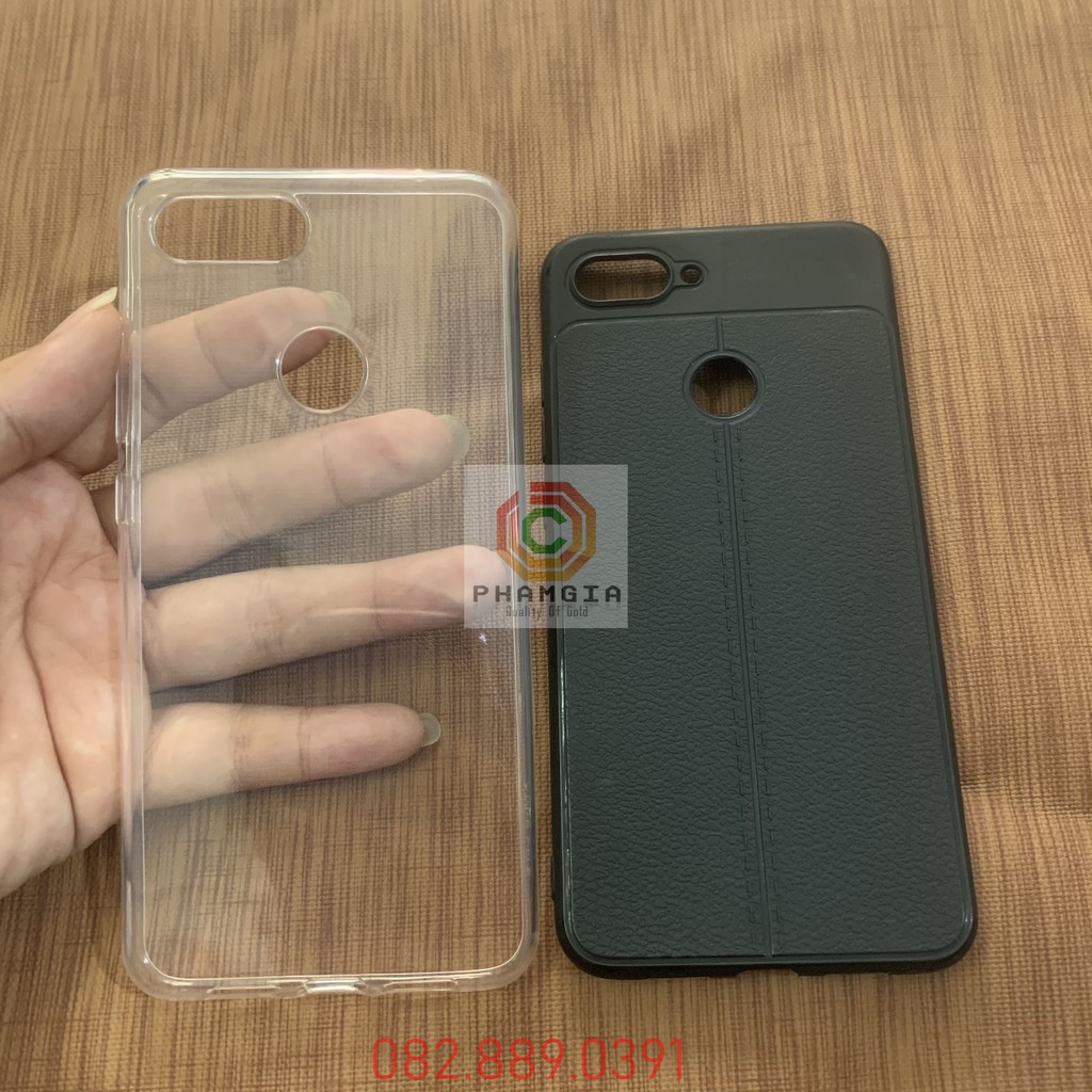 Ốp lưng dẻo trong, dẻo đen trơn  và dẻo đen auto focus Xiaomi Mi 8 Lite