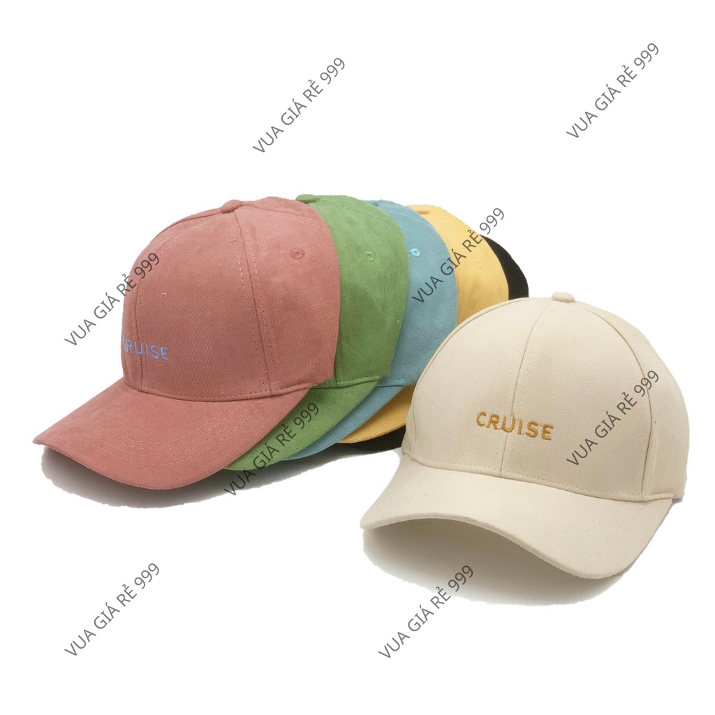 Mũ lưỡi trai nhung mịn thêu chữ Memorie , Nón kết phong cách Ulzzang form unisex nam nữ M03