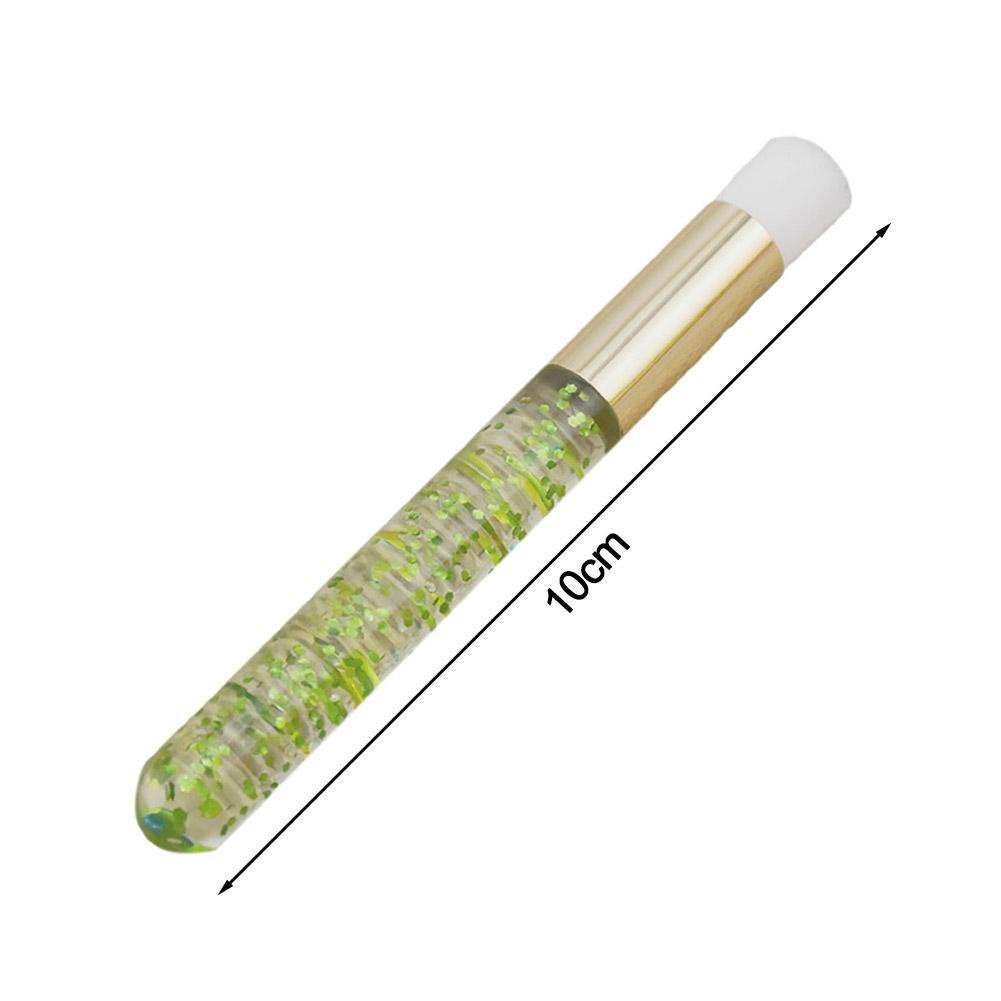 1 Cọ Rửa Mặt / Cọ Trang Điểm Chuyên Nghiệp Tay Cầm Bằng Nhựa Sequin Mềm Làm Sạch Sâu Đa Năng