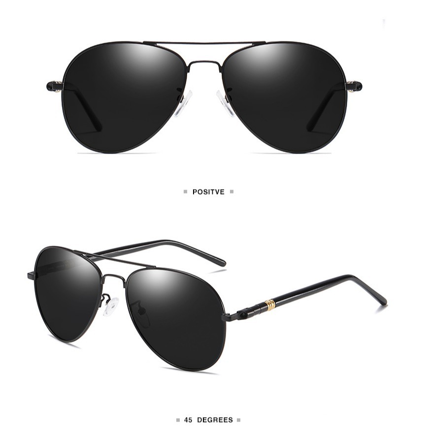 ❤️FREESHIP❤️Kính râm kính mát phân cực UV400 phong cách phi công dành nam nữ đeo khi lái xe ngoài trời | BigBuy360 - bigbuy360.vn