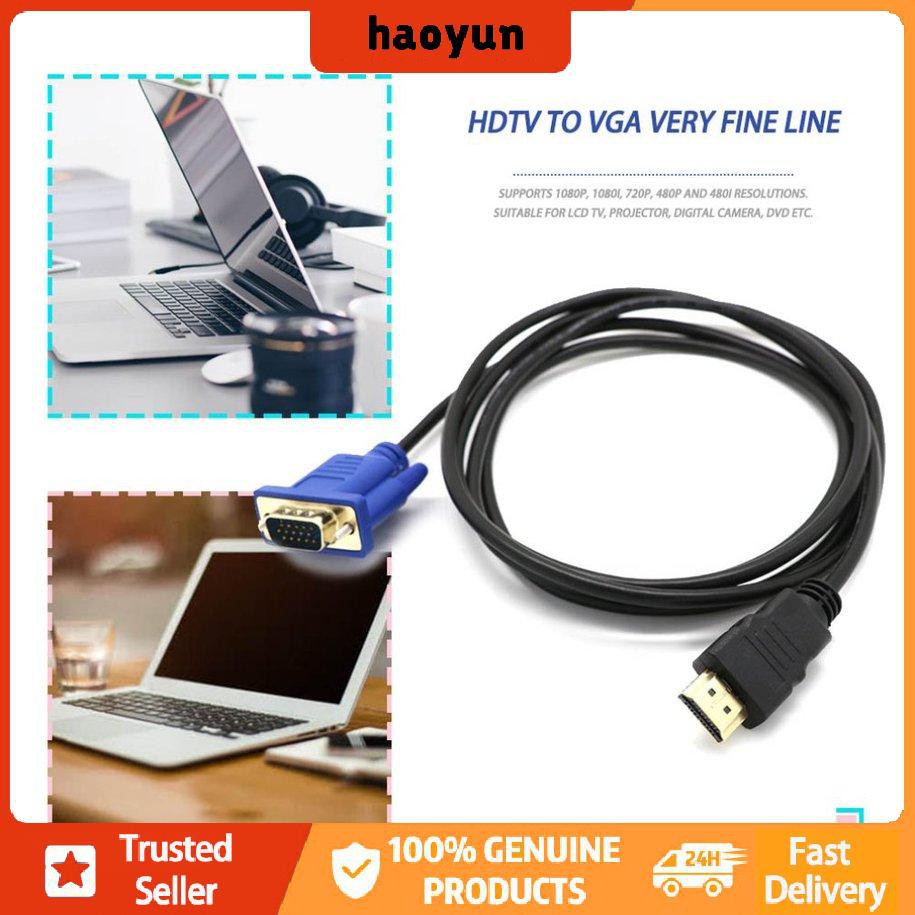 Dây Cáp Chuyển Đổi Hdmi Sang Vga D-Sub Dài 1m Cho Tv / Máy Tính