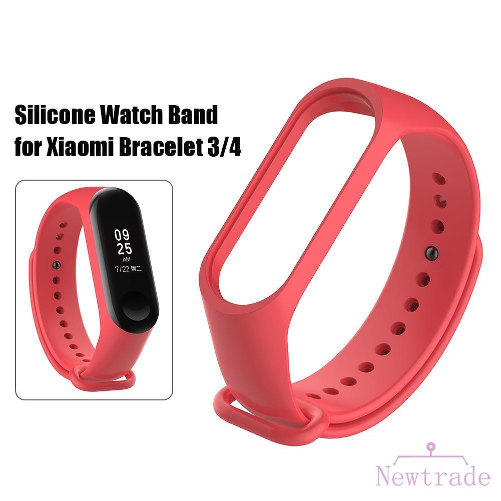 Dây Đeo Cao Su Thay Thế Cho Xiaomi Miband 3 và Miband 4 Chất Lượng cao
