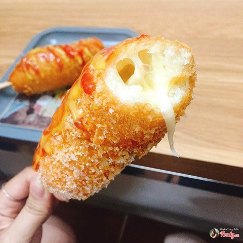 combo 8 cây hotdog xúc xích phô mai kéo sợ