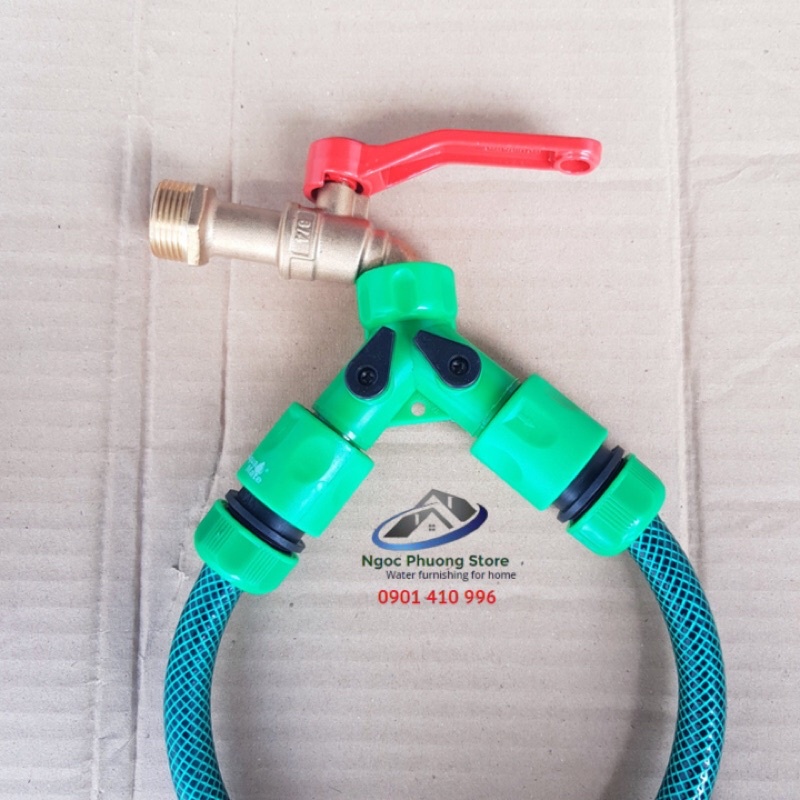 Cút nối nhanh AQUAMATE ĐÀI LOAN W3130 dùng nối ống mềm 14mm-16mm, 1 đầu nối nhanh âm
