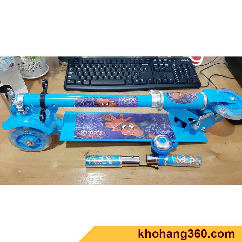 Xe scooter 3 bánh phát sáng khung sắt - Cho bé 2-6 tuổi