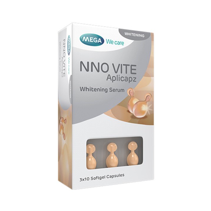 NNO VITE Aplicapz Whitening Serum - Giúp Dưỡng Trắng Da - Hộp 30 Viên - Luxcare