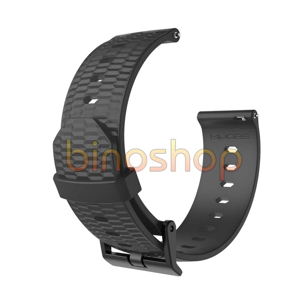 Dây đeo vân sần Amazfit GTS chính hãng Mijobs - Dây đeo thay thế đồng hồ Amazfit GTS vân sần