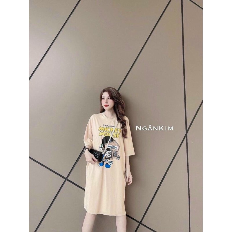[Mã FAMAYWA2 giảm 10K đơn 50K] [SIÊU SALE]VÁY SUÔNG NỮ COTTON IN MICKY MOUSE | BigBuy360 - bigbuy360.vn