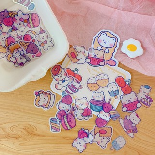 Nhãn Dán Gấu Cute, Sticker Gấu Hot Trend2020