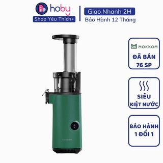 Máy ép trái cây, máy ép chậm giá rẻ Mokkom 600ml - Máy ép hoa quả tốc độ chậm, siêu kiệt bã, gọn nhẹ, bảo hành 6 tháng