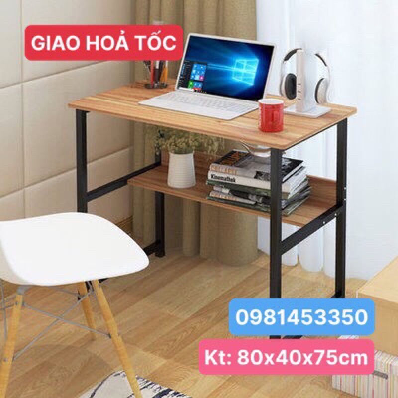❗️sale giá gốc❗️Bàn Kệ Lửng KT 80x40cm,bàn học