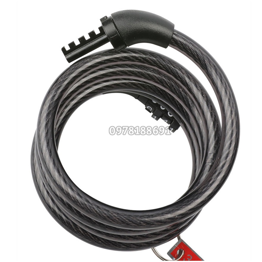 Khóa Dây 4 Số Bằng Cáp Thép Chắc Chắn, Chống Trộm, - Ổ Khóa Dây Cao Cấp Bảo Vệ Tài Sản, Độ Bảo Mật Cao M99