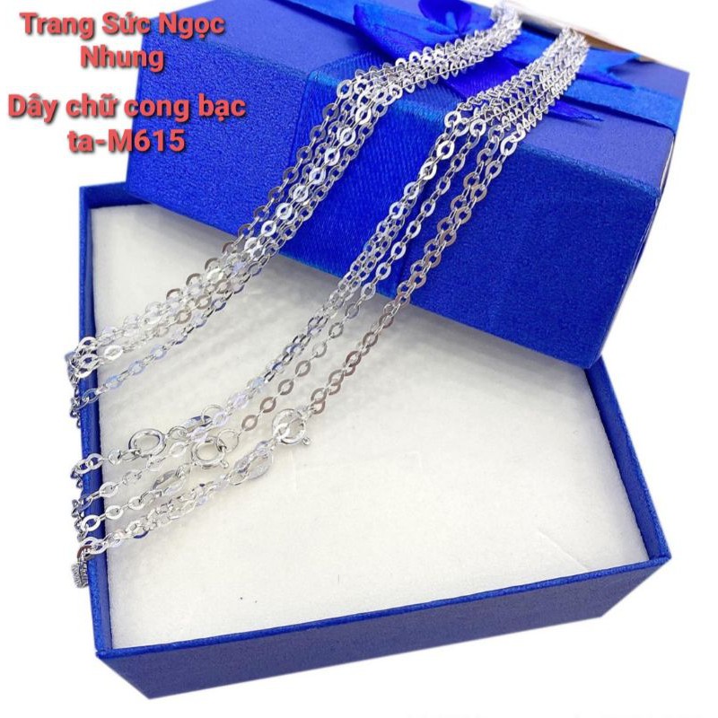 Dây chữ cong bạc ta-M615