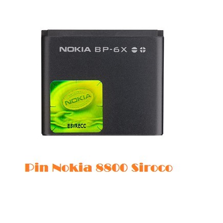 Pin Nokia 8800 Mã BP-6X hàng zin hàng sịn giá rẻ chuẩn Zin 100%