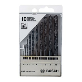 Bộ mũi khoan HSS 10mũi,1-10 mm Bosch