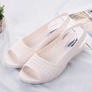 Giày Sandal Nhựa Đế Mềm Chống Thấm Nước Thời Trang Mùa Hè 2020 Dành Cho Nữ