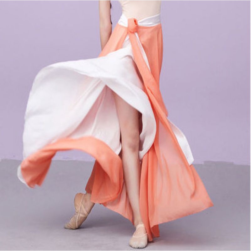 Váy 720 độ 2 màu buộc dây