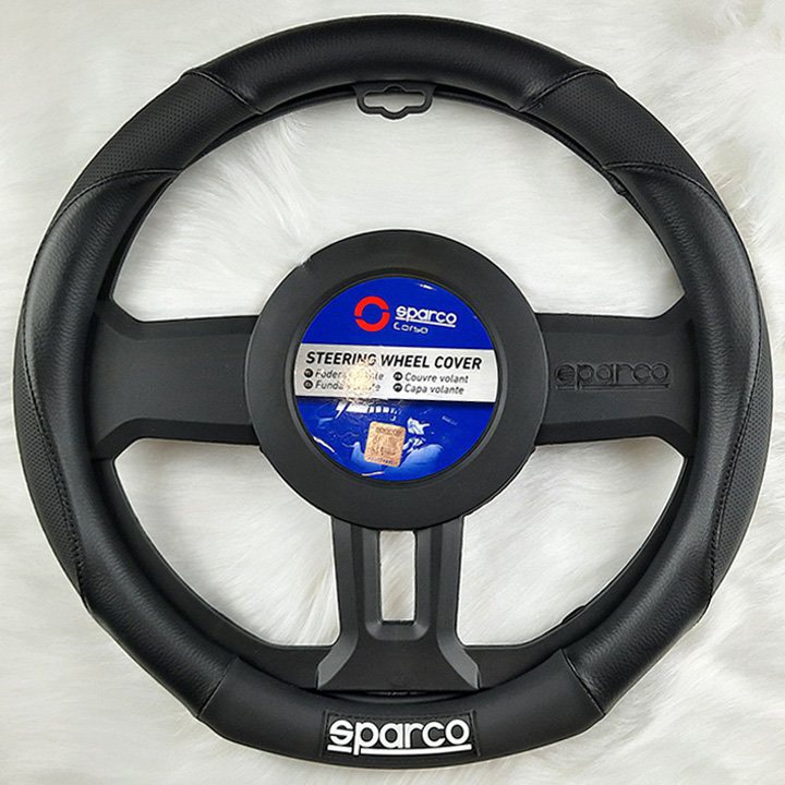 Bọc vô lăng cao cấp Sparco Italia - Hàng Chính Hãng - Loại 1, hàng xịn, cầm đầm tay, bám, mềm, êm tay, không mùi
