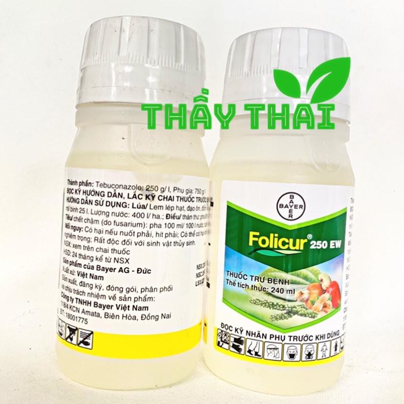 Folicur 250EW trừ nấm bệnh, lem lép hạt, khô vằn, lúa von, xử lý hạt giống, anvil, annongvin