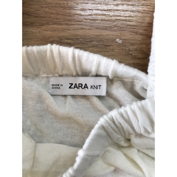 Pass áo Zara hai dây len mỏng