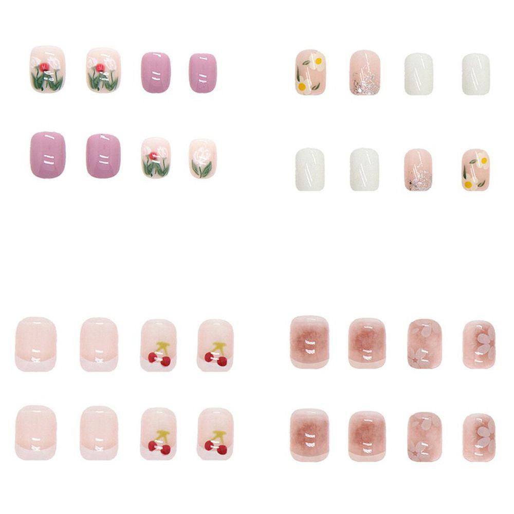 Bộ Móng Tay Giả Hình Hoa Anh Đào Nhật Bản Cho Nữ