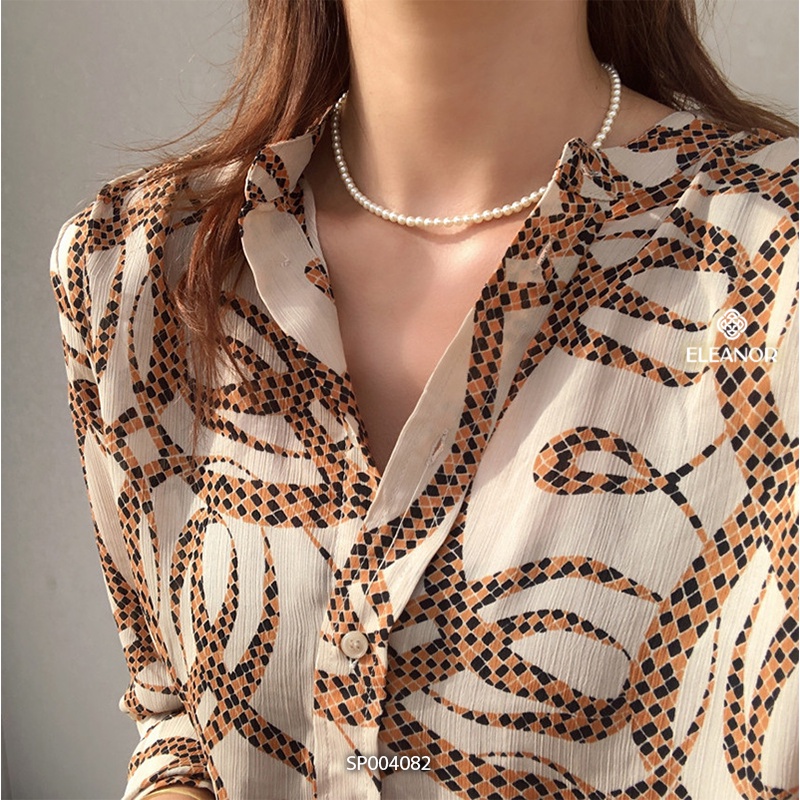 Dây chuyền nữ ngọc trai nhân tạo Eleanor Accessories dạng chuỗi hạt phụ kiện trang sức 4082