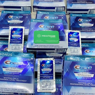 Miếng dán trắng răng Crest 3D Professional Effects hàng Mỹ