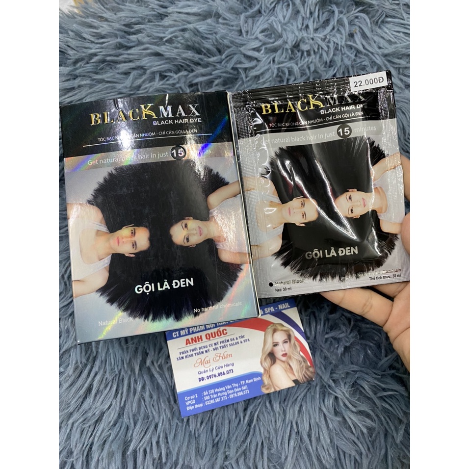GÓI GỘI ĐEN TÓC BLACK MAX