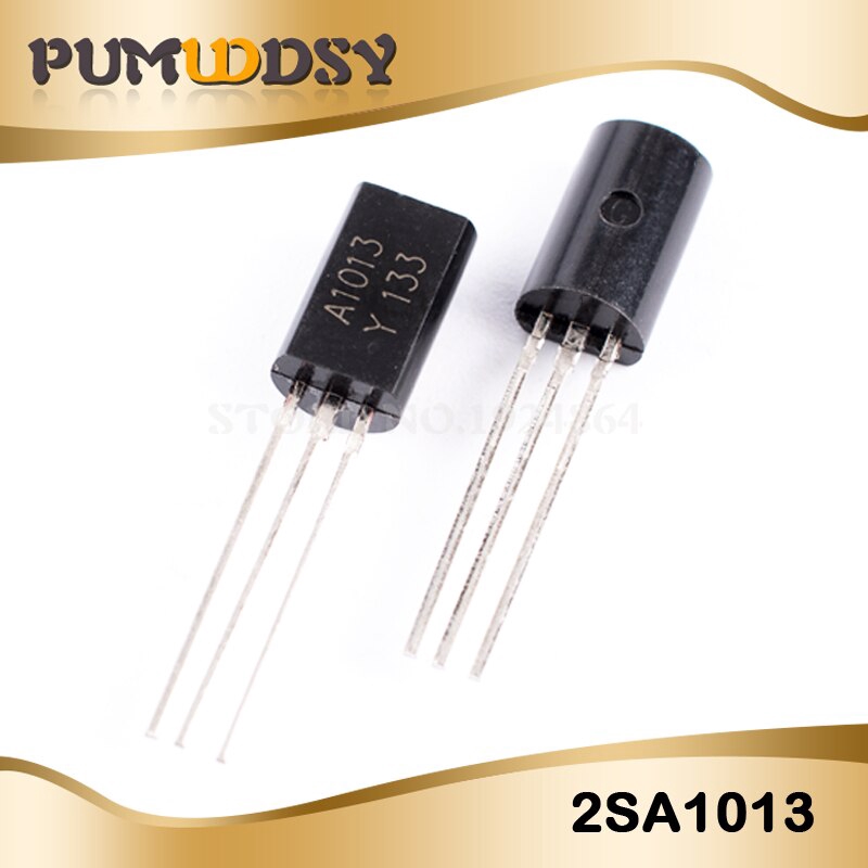 Bộ 50 2SA1013 TO92 A1013 TO-92 Transistor lưỡng cực- BJT Transistor PNP 160V 1A