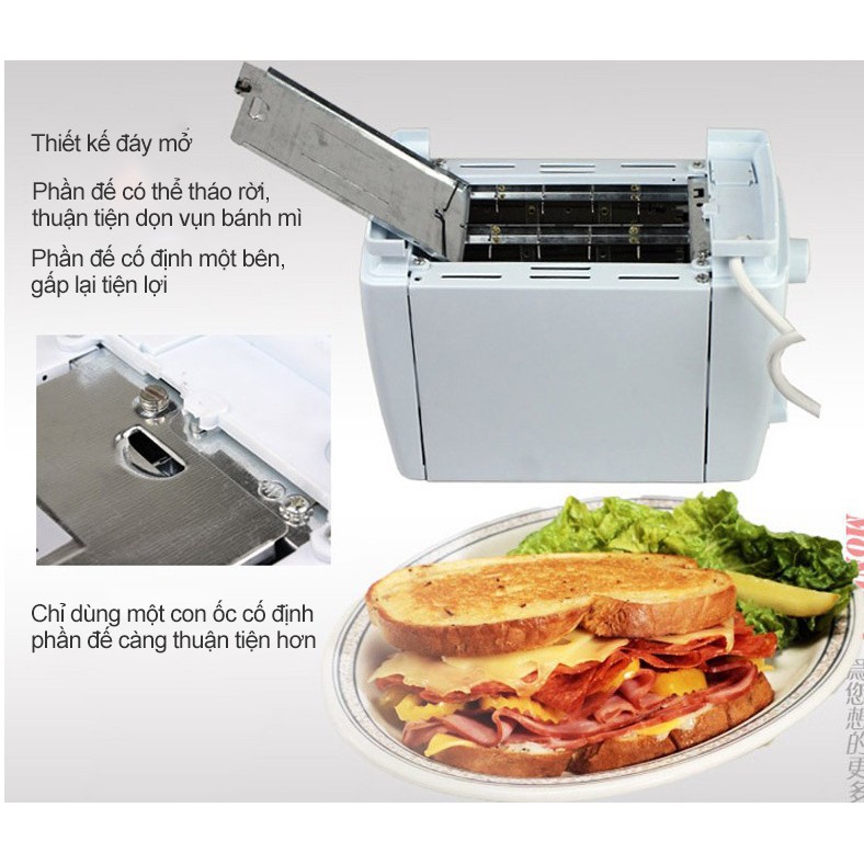 Nướng bánh mì thế này mới giàu dinh dưỡng nhất! 2 SLICE TOASTER
