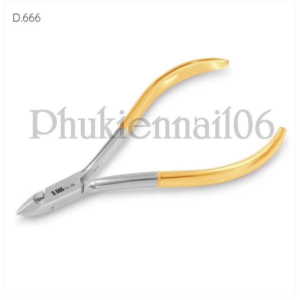 Kềm cắt da D666 Kềm Nghĩa, kìm nhặt da thép không gỉ vàng không chống