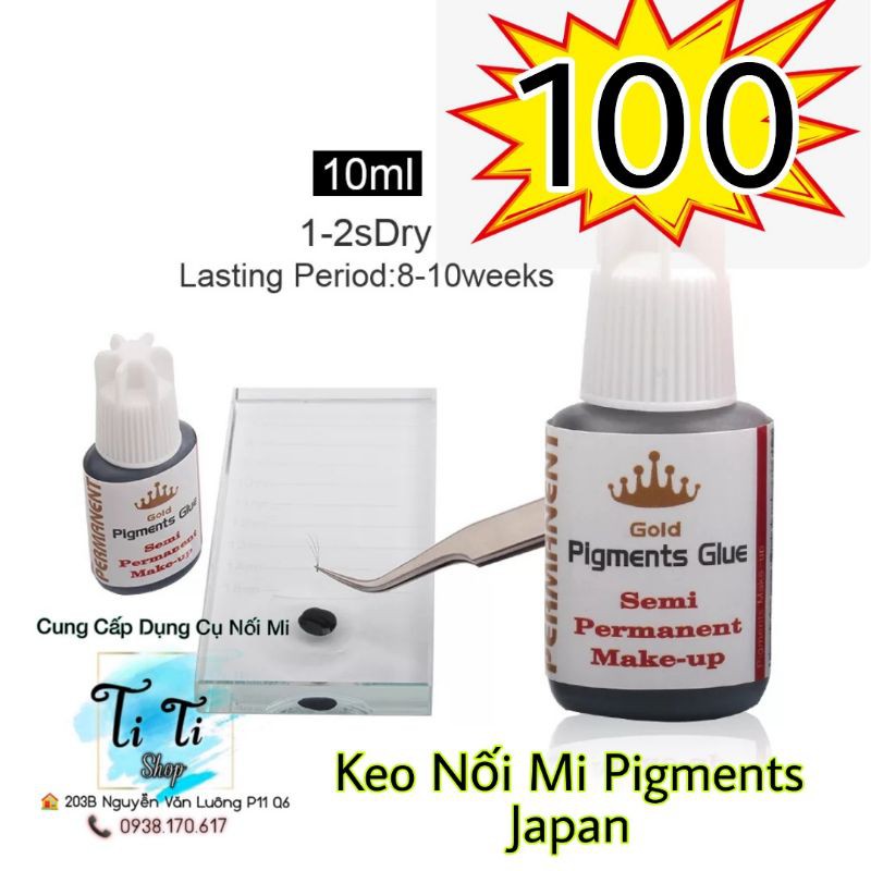 KEO NỐI MI PIGMENTS 10ml