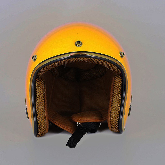 Mũ bảo hiểm 3/4 đầu SRT lót nâu SH loại cao cấp (Màu vàng nghệ) hàng mới 2020