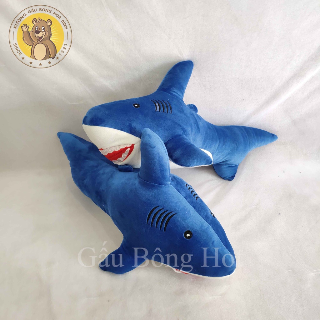Cá Mập Bông Có Răng,Thú Bông Cá Mập ❤️Xưởng Gấu Hoa Bình❤️