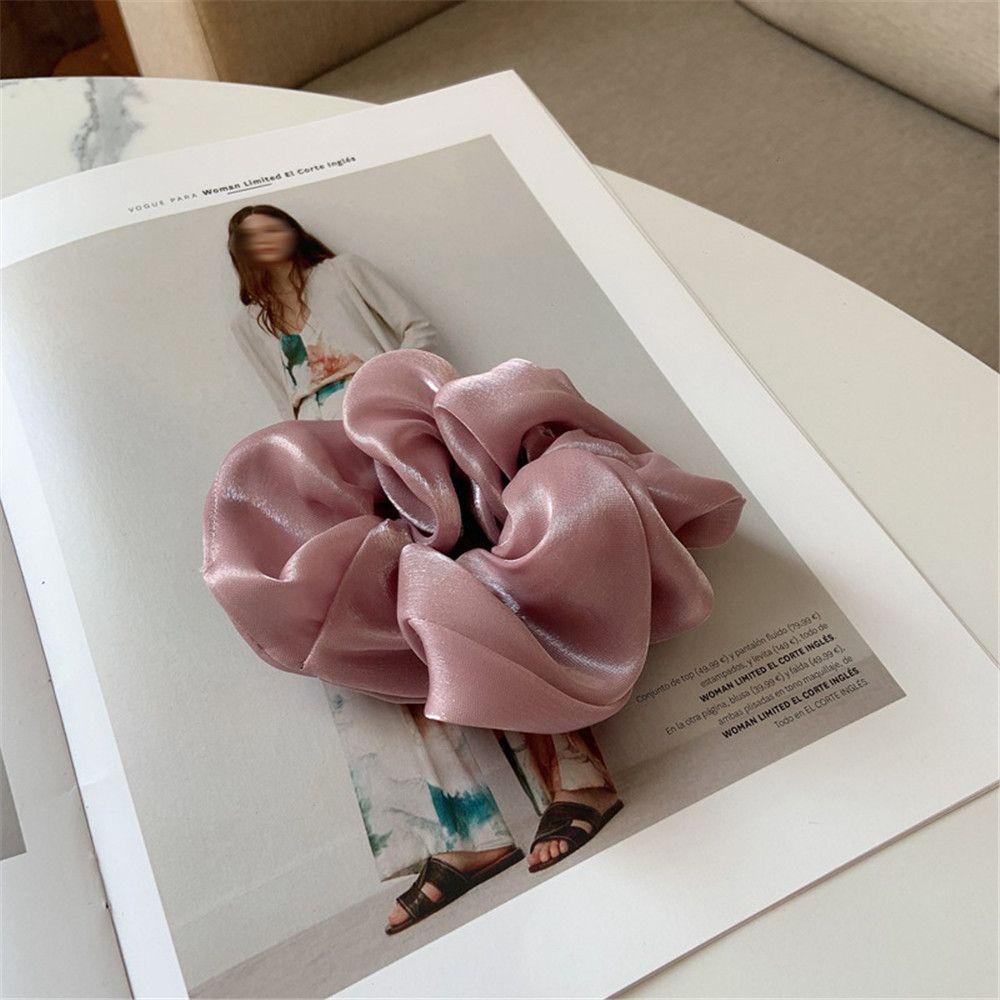 Dây Buộc Tóc Lụa Satin Co Giãn Nhiều Màu Sắc 1 #