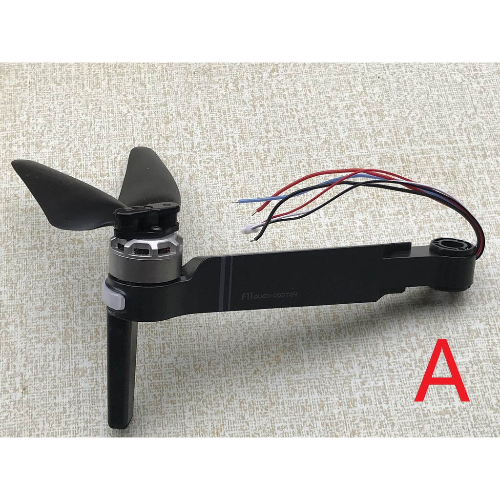Phụ tùng máy bay không người lái SJRC F11 RC Cánh tay trục có động cơ & cánh quạt cho FPV Racing Phụ tùng khung máy bay