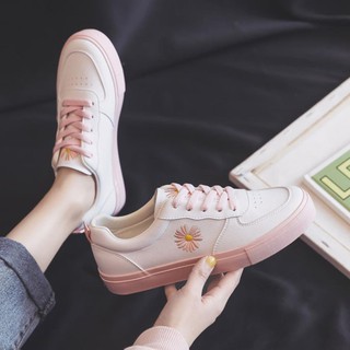 Giày Sneaker Nữ [ FREESHIP ] Giày Thể Thao Nữ Hoa Cúc Form Siêu Đẹp - G11 free ship