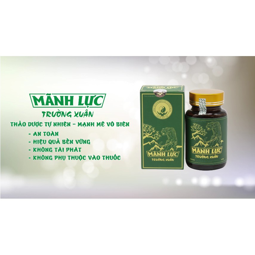 Mãnh Lực Trường Xuân Plus (Đỏ) - Hỗ Trợ Cải Thiện Yếu Sinh Lý Ở Đàn Ông