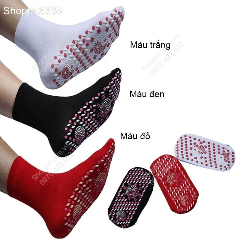 TẤT - VỚ TỰ SINH NHIỆT SƯỞI ẤM VÀ MASSAGE TRỊ LIỆU CHÂN TSN01 (Kho hàng Hà nội)