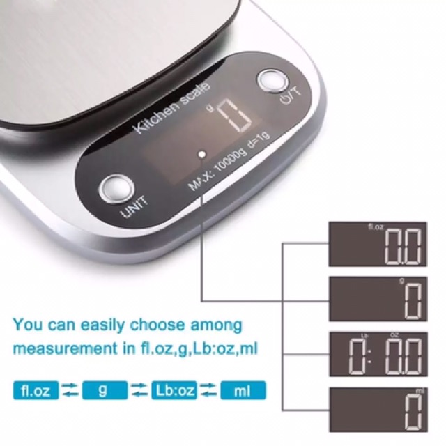 Cân điện tử nhà bếp cao cấp Kitchen Scale