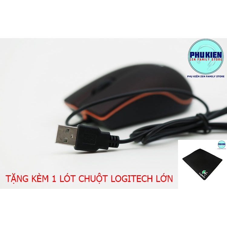 Chuột Máy Tính Có Dây M20 Có Hộp Chính Hãng Bảo Hành 1 Đổi 1 Trong 12 Tháng, Cho Máy Bàn Và Laptop