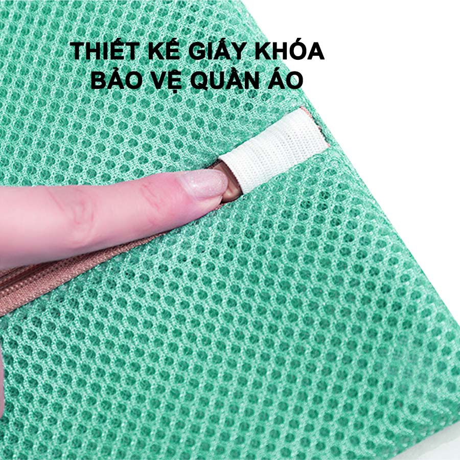 Túi Giặt Quần Áo, Túi Giặt Đồ Máy Giặt Dạng Lưới Bảo Vệ Quần Áo Chống Co Giãn Hiệu Quả M015