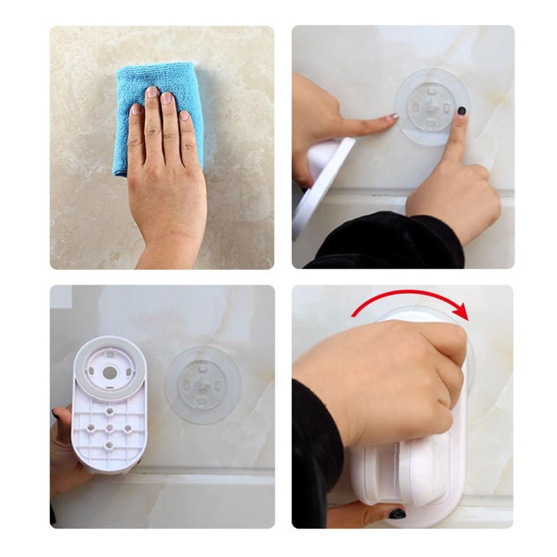 Giá Đỡ Đầu Vòi Hoa Sen Gắn Tường Tự Dính Có Thể Điều Chỉnh