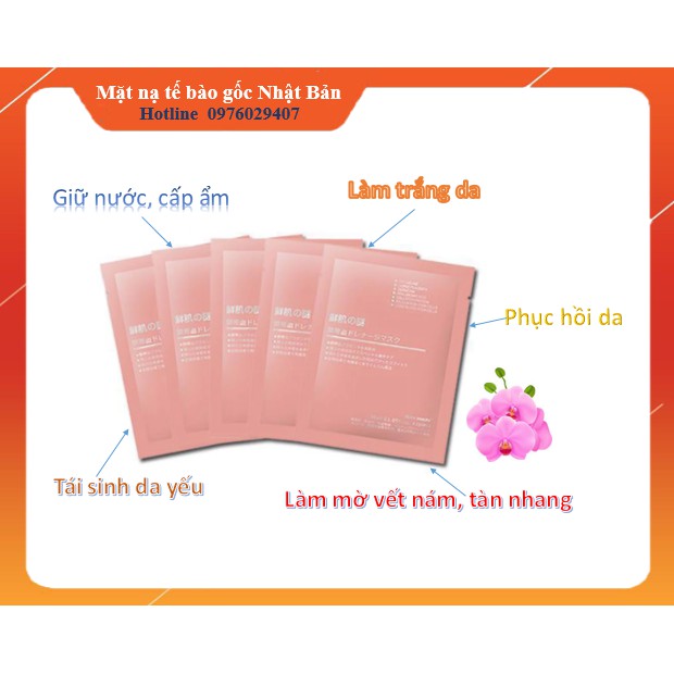 Mặt Nạ Tế Bào Gốc Nhau Thai Rwine Beauty Steam Cell Placenta Mask 💝 CAO CẤP Nhật Bản 💝 Phục hồi làn da