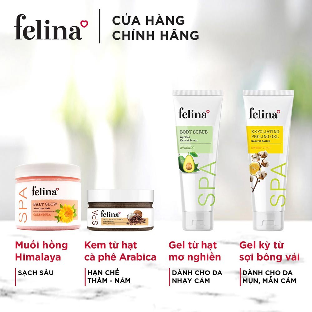 Gel Tẩy Tế Bào Chết Felina Body Scrub 300ml