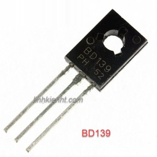 5 CON BD139 Transistor TO-126 NPN 1.5A 80V