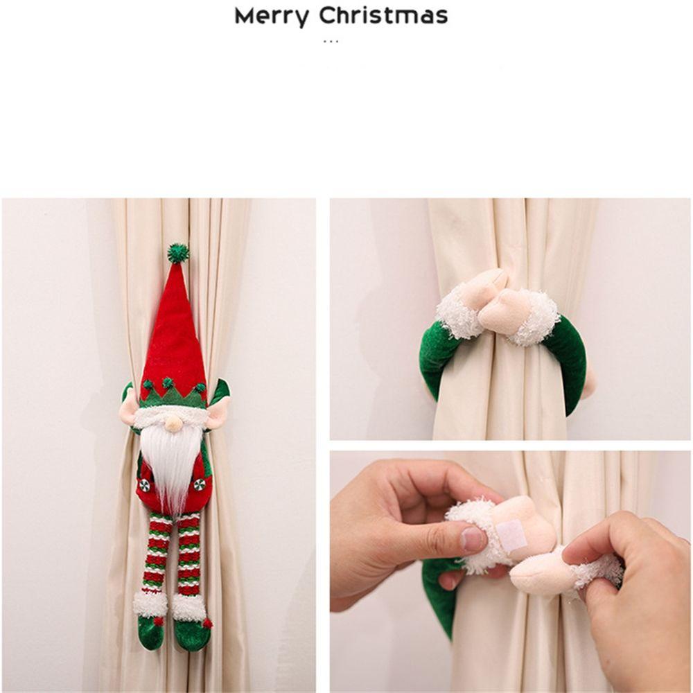 Dây Buộc Rèm Cửa Họa Tiết Hoạt Hình Giáng Sinh Trang Trí Giáng Sinh Giá Đỡ